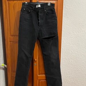Women’s black Denim Jeans Agolde sz 28